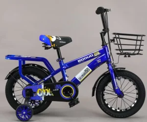 Steel Single Speed Kids Bike for 3-12 Year Old Boys Girls 12-16 Inch Removable Training Wheels Full Shockproof Frame Caliper