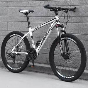 Stock High-Carbon Steel MTB Men’s Racing Mountain Bike Sports Bicycle with Ordinary Pedal for Cycling
