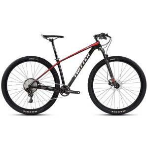 Storm2.0 RS-13 Carbon Fiber Off-Road Mountain Bike Men’s and Women’s Speed Bicycle with 11-Speed Disc Brake and Ordinary Pedal