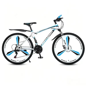 Supplied by Chinese Factory: Mountain Bikes with High Carbon Steel Frame and Dual Disc Brakes, Adult Off-road Bicycles.