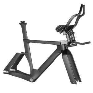 TR032 Carbon Track Bike Frame Aero Fixed Gear Bicycle Carbon Frameset Aerodynamic TT Rest Bar