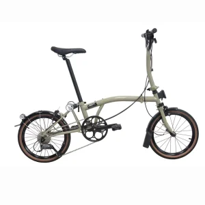 TRI FOLDING Bicycle T9C 349 9 Speed Steel Frame Clip Brake Foldable Light Weight 16 Inch Folding Bike