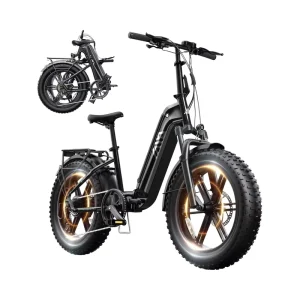 TST Buddy Pro 20 Inch 48V Brushless Lithium Folding Electric Mountain Bike 1200W Rear Hub Motor 720Wh Integrated Removable