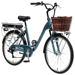 TXED Style Standard 26″ Alloy 36V 350W Rear Hub Motor Holland Lady Adults Urban Women’s Electric City Bike