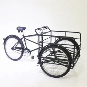 Three Wheel Steel Frame 26 Inch Delivery Bike Cargo Bicycle Front Loading Transport Bike