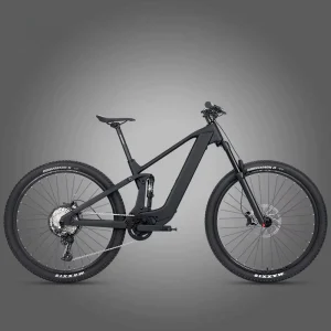 Top Lightweight 27.5 Inch Electric Mountain Bike 48V 250W Central Brushless Full Suspension Carbon Fiber Electric Mountain Bike