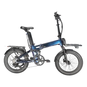 TopRideX OEM Foldable E Bike Dual Battery Linkage Suspension 250W-500W Brushless Motors Aluminum Alloy Frame CE FCC Certified