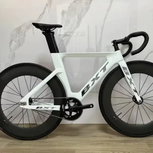 Track Bike Carbon Fiber 700C*28C Aero Shaping Ultralight Carbon Disc Wheelset Single Speed Fixed Gear Bicycle