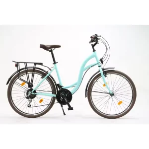 Traditional City Bike 21 Speed 28″ Disc Brake Commuter Steel Frame Factory Direct Classic City Bicycle