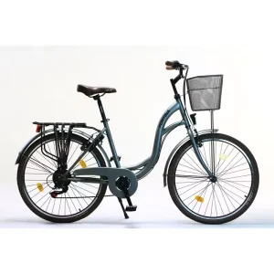 Traditional City Bike Customized 21 Speed 28″ Alloy Tire Steel Frame Classic Hydraulic Disc Brake Commuter Bicycle