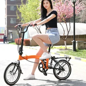 Trifold Folding Bike Bicycle 16 Inch folding Bike 16 Inch Wheel Folding Bike Aluminum folding Bike