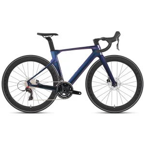 Twitter Full Carbon Fiber Frame Road Bike 22 Speed Hydraulic Disc Brake Carbon Wheels Racing Road Bicycle Factory Direct