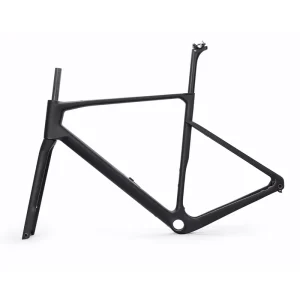 UDH Carbon Fiber Gravel Bicycle Frame Full Hidden Cable Max Tire 50C