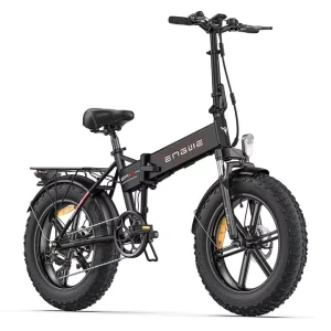 US Warehouse Quick Delivery EP 2PRO 750W Electric Folding Bike 20IN Aluminum Tire Fat Tire Ebike with Lithium Battery City Bike