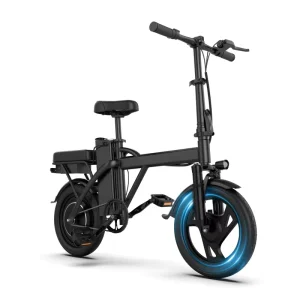 USA Local Stock 14 Inch Folding Electric Bicycle 250W Power Adult City Ebike with Pedal Assist and 9Ah Battery
