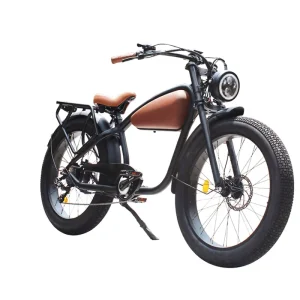 USA Warehouse Europe Classic Vintage E Bike Men Women Moped Style Chopper Electric Bicycle Beach Cruiser Retro Electric Bike