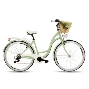 Ubran Cycle 7 Speed Beach Cruiser Bike 26 Inch Bicycle With Steel Basket City Bike Customized