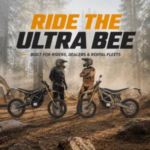 Ultra Bee Brushless Electric Trail Bike 21.5kW for Mountain Cross Country Riding CE