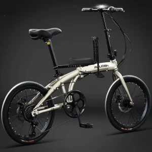 Ultra Lightweight Aluminum Alloy Bike 20 Inch Adult Commuter Bicycle Portable Parent Child Bike