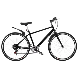 Unisex 6 Speed Road Bike for Adults Chinese Bicycle with Steel Fork and Disc Brake