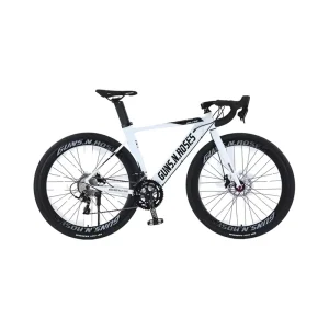 Unisex Customized Color 21-Speed Aluminum Alloy Road Bike 700C Lightweight Race Bicycle with Disc Brake for Dirt Racing