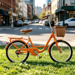 Unisex Step Through City Cruiser Bike, Durable Bicycle for Daily Commute, School, Shopping & Outdoor Leisure