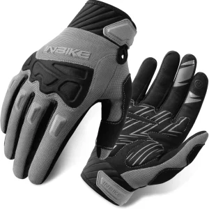 Universal Men’s and Women’s Bicycle Gloves Full finger Anti slip Touchscreen Sports Gloves for Mountain Bikes