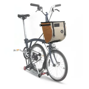 Urban Handlebar Bag for Folding Bike Bicycle Front Cargo Basket for Shopping Camping Commuting and Travel