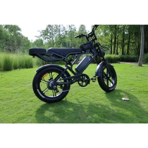 V20 Professional 500W Electric Bicycle, 48V 7-Speed 15.6Ah City Hybrid Fat-Tire Off-Road E-Bike, Used