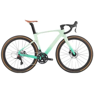 V3 Gravel Bike 24 Speed Carbon Fiber Road Race Ordinary Pedal Disc Brake for Off Road Riding City Style