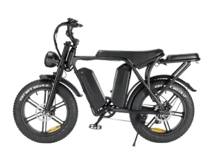 V8 Double Battery Version Ebike With Rear Seat Fatbike 500W 1000W