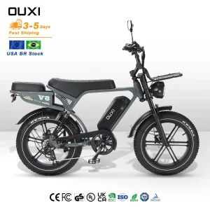 V8 Fatbike 250W 500W 750W 1000W Electric Bike Bicycle 20×4.0 Electric Fat Tire Tyre Electric Cycle