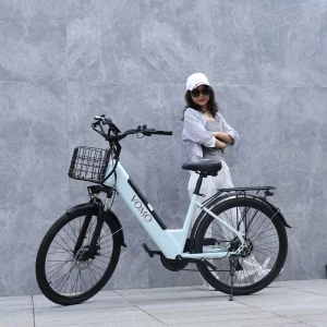 VOMO CS20 Lady Citybike Electric Bike 250W Woman’s E-Bike with Fat Tyre 48V or 36V Options New Condition EU Warehouse
