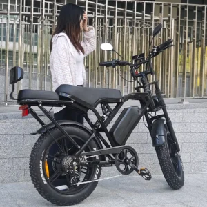 VOMO X80Pro E-Bike 48v 15ah Fatbike Delivery E Bike Full Suspension for Adults Electric City Bike