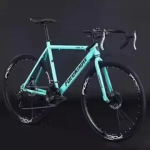 Variable Speed Dual Disc Brake Foldable Lightweight Road Bike Teenagers Men’s Adult Style Bent Handlebar Racing Bike Women’s