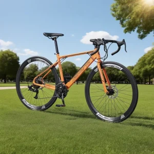 Variable speed Road Bike Youth Racing Men and Women Adult Road Bikes 700C 24 Speed Road Bicycle