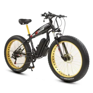 48V 750W/1000W Full-Suspension MTB E-Bike Hybrid Electric Off-Road Mountain Fat-Tire Bicycle with Aluminum Alloy Frame