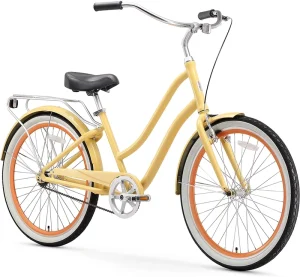 Versatile Women’s Hybrid Cruiser Bicycle Inner 3 Speed City Bike Commute Rides Bike for Lady