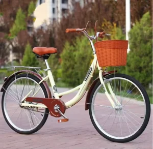 Versatile Women’s Steel 7 Speed Bike Hybrid Cruiser City Commute Bicycle for Ladies