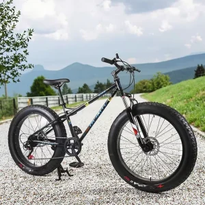 Vintage 26 Inch 21 Speed Fat Tire Gas Powered Chopper Bicycle for Adult Outdoor Sport Cruiser Fast Dispatch