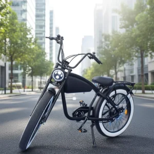 Vintage Electric Fatbike Cruiser Bike Beach Chopper E-Bike Electric Bicycle