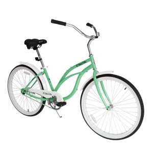 Vintage Steel Women’s Beach Cruiser Bicycle Factory City Bike Lightweight Steel Women Beach Cruiser Urban Bike