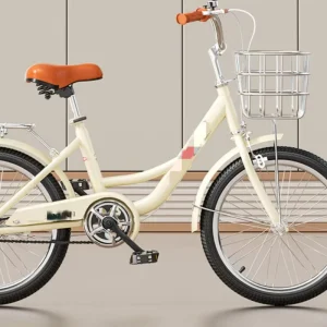 Vintage Women’s Speed Carbon Steel Urban Bicycle for Ladies and Children