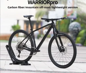 WARRIOR Pro-LT Mountain Bike Carbon Fiber Front Fork Frame & Handlebar Dual Disc Brakes 12-Speed 27.5/29 Inch Wheels