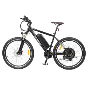 White Black Mountain Ebike 26″ Rear Hub Motor Disc Brake Lithium Battery 60 km 500W 48V 13AH Dirt Bike