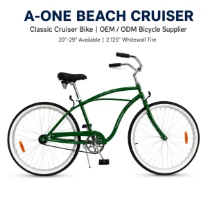 Women Men Beach Cruiser Bike 20 24 26 29 Inch Coaster Brake Beach Cruiser Bicycle