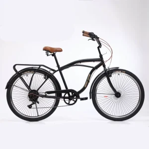 Women Men Beach Cruiser Bike 26 Inch Coaster Brake Beach Cruiser Bicycle