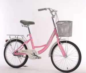 Women’s Bicycle 16 18 20 22 Single Speed Full Shockproof Frame Aluminum Alloy Rims High Carbon Steel City Bicycle