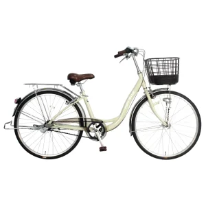 Women’s Classic 26 Inch Bicycle Carbon Steel Frame 3 Speed Aluminum Alloy Rim Belt Drive System City Bike Factory Direct Sale