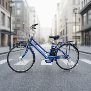 Women’s Electric Bike 250W Brushless Rear Hub 36V 13.6Ah Lithium Battery 120km Range Aluminum Frame City Bike